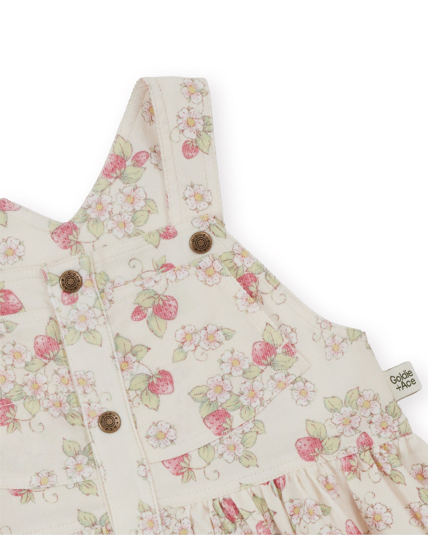 Goldie + Ace Strawberry Fields Pinafore Dress