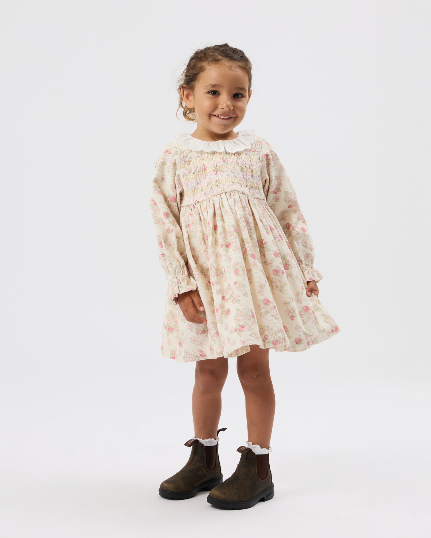 Goldie + Ace Strawberry Fields Smock Dress