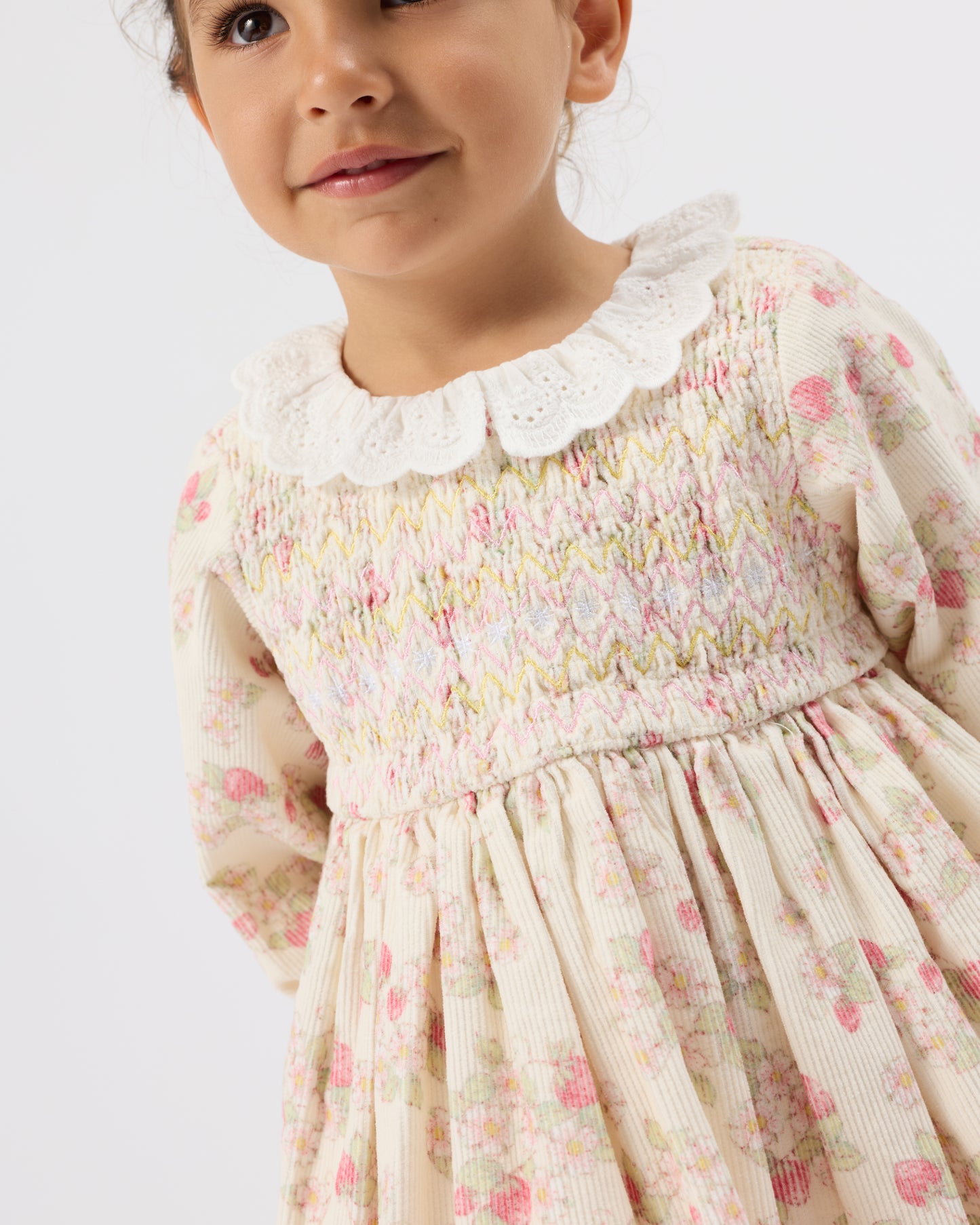 Goldie + Ace Strawberry Fields Smock Dress