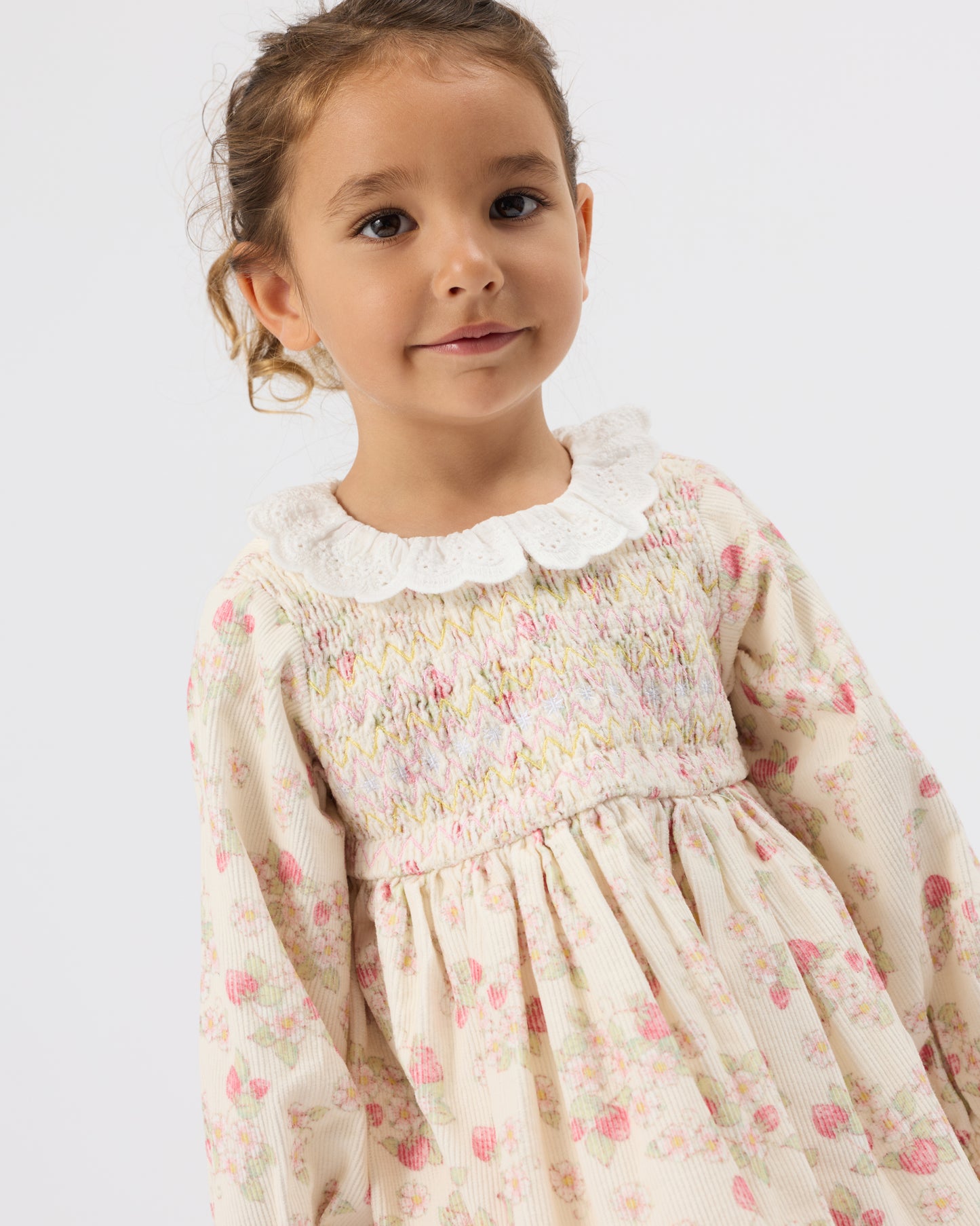 Goldie + Ace Strawberry Fields Smock Dress