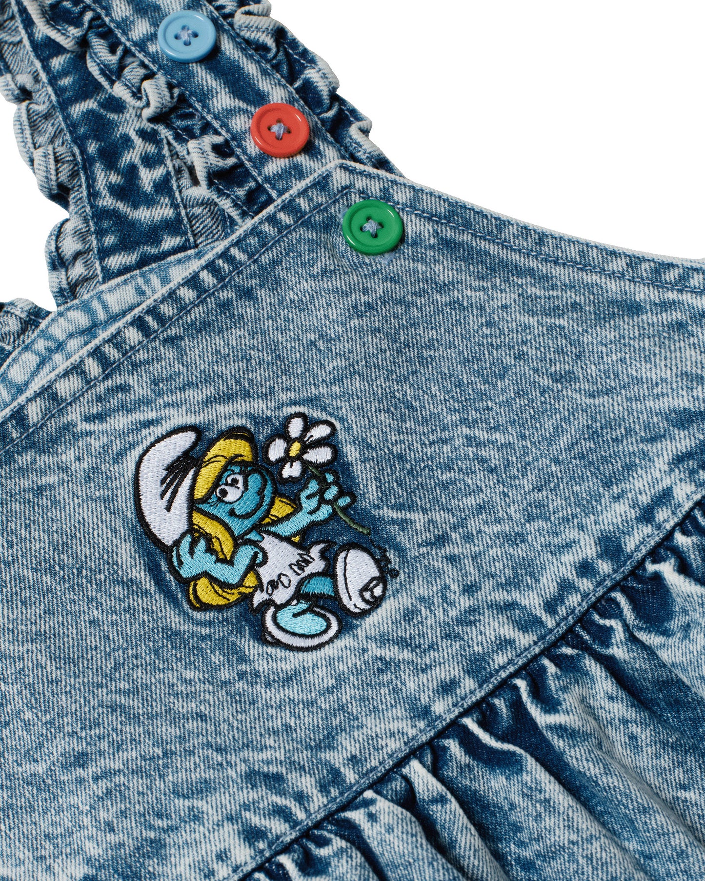 Goldie + Ace The Smurfette Pinafore Denim Dress