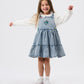 Goldie + Ace The Smurfette Pinafore Denim Dress