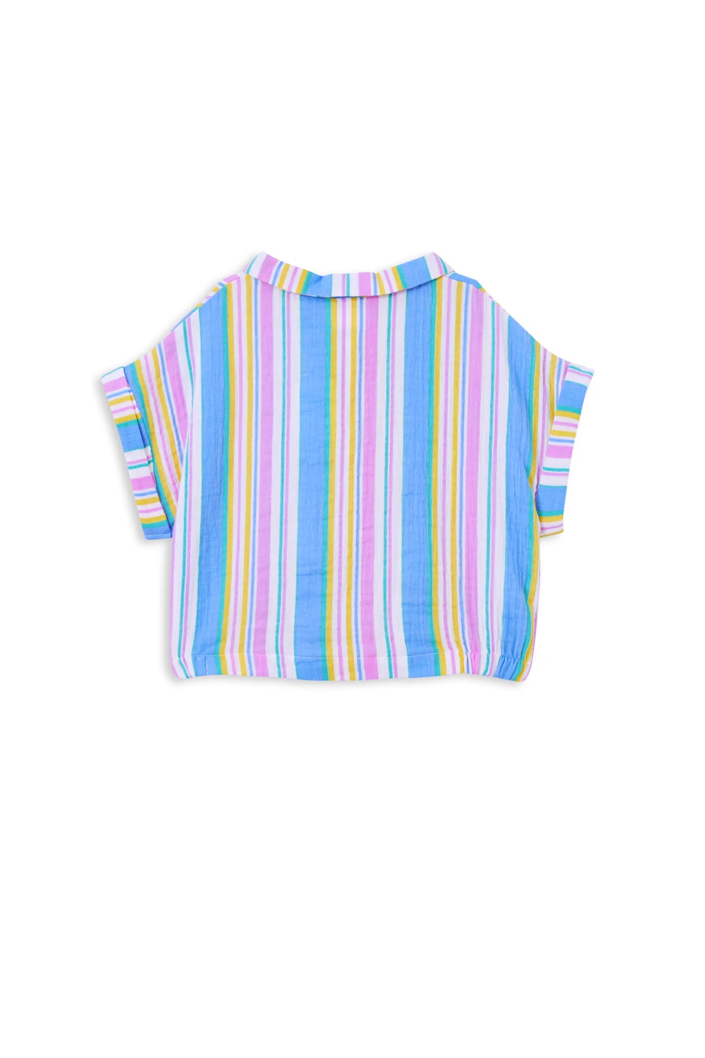 Milky Crinkle Stripe Shirt