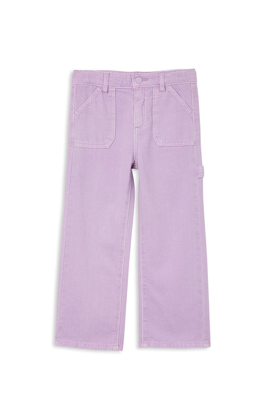 Milky Lavender Denim Jean