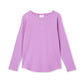 Milky Violet Rib Henley