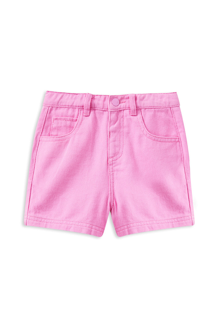 Milky Pink Twill Short