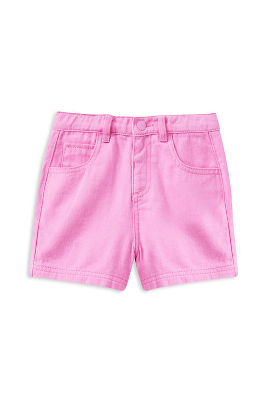 Milky Pink Twill Short