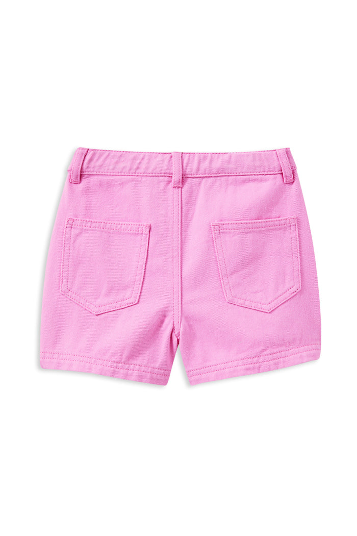 Milky Pink Twill Short
