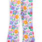Milky Sunshine Floral Flared Legging
