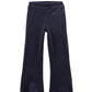 Milky Navy Velour Flares