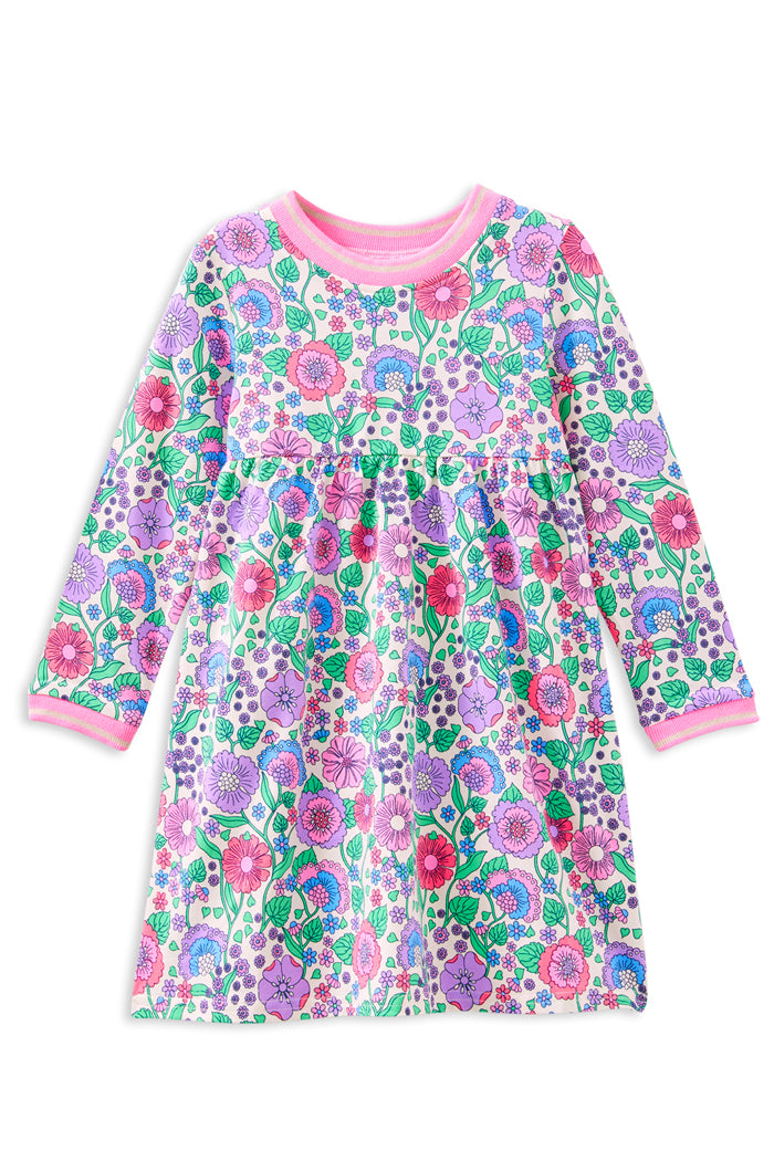 Milky Confetti Garden Dress Off White