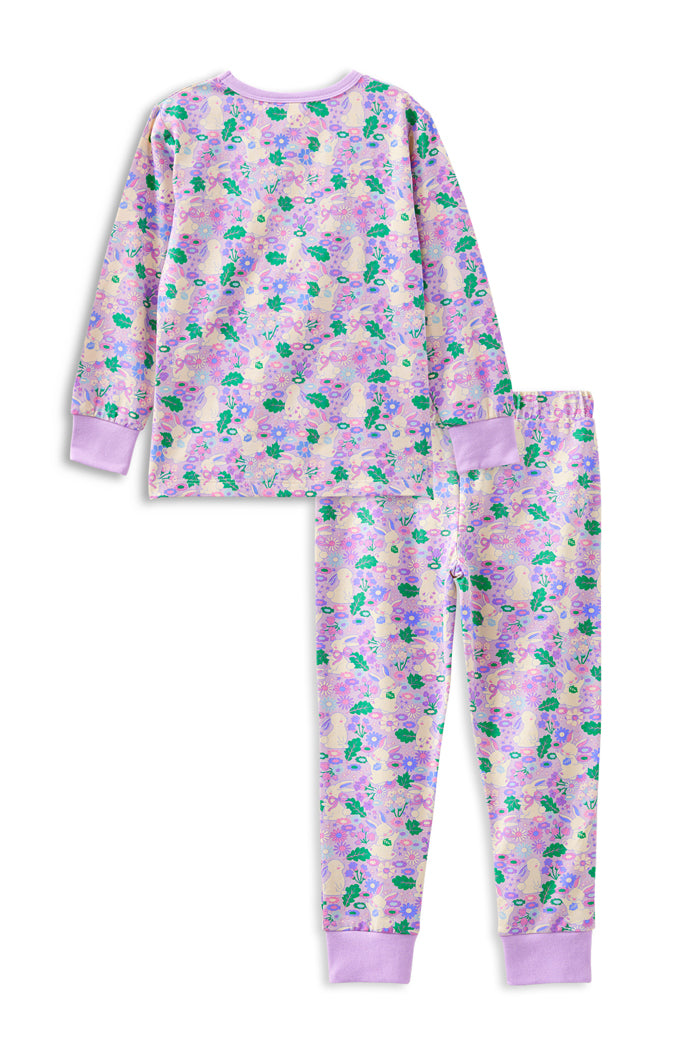 Milky Bunny & the Blossoms PJ's Soft Lilac