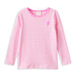 Milky Tickled Blush Pink Stripe Long Sleeve Tee