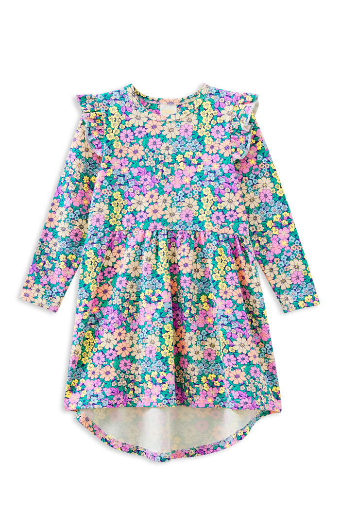 Milky Posie Patch Dress Floral