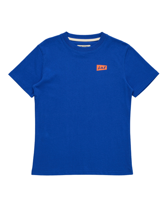 Just Another Fisherman Mini Apologies Short Sleeve Tee Cobalt