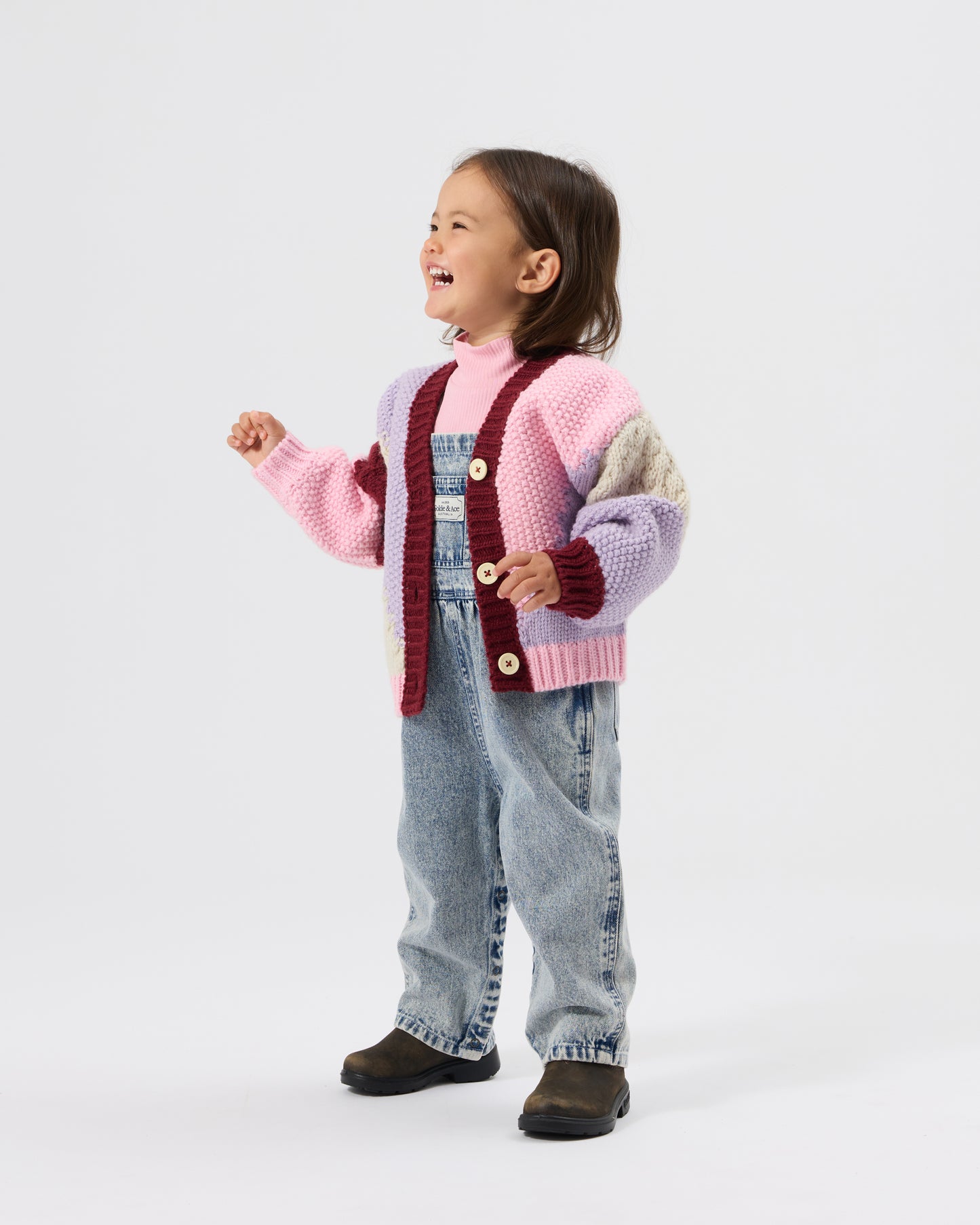 Goldie + Ace Austin Vintage Washed Denim Overalls