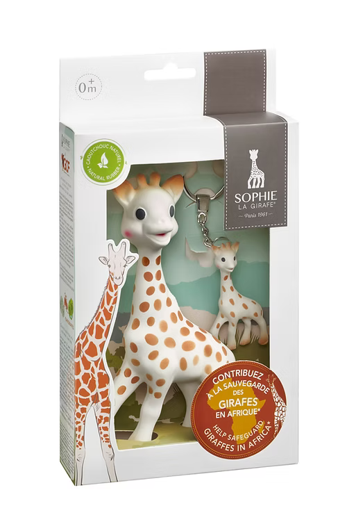 Sophie the Giraffe Teether + Keyring