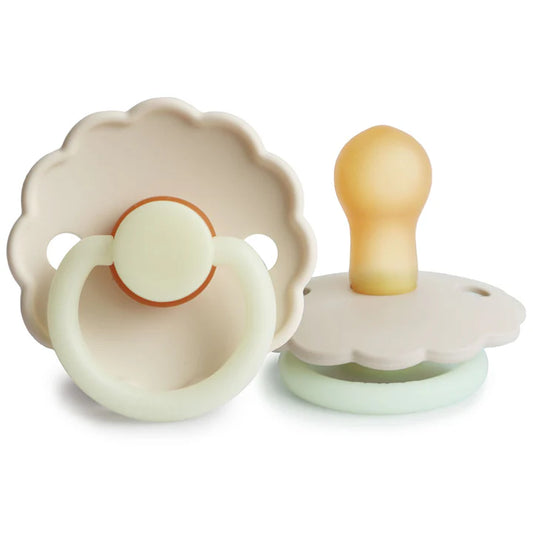 Frigg Daisy Natural Rubber Pacifiers Cream Night