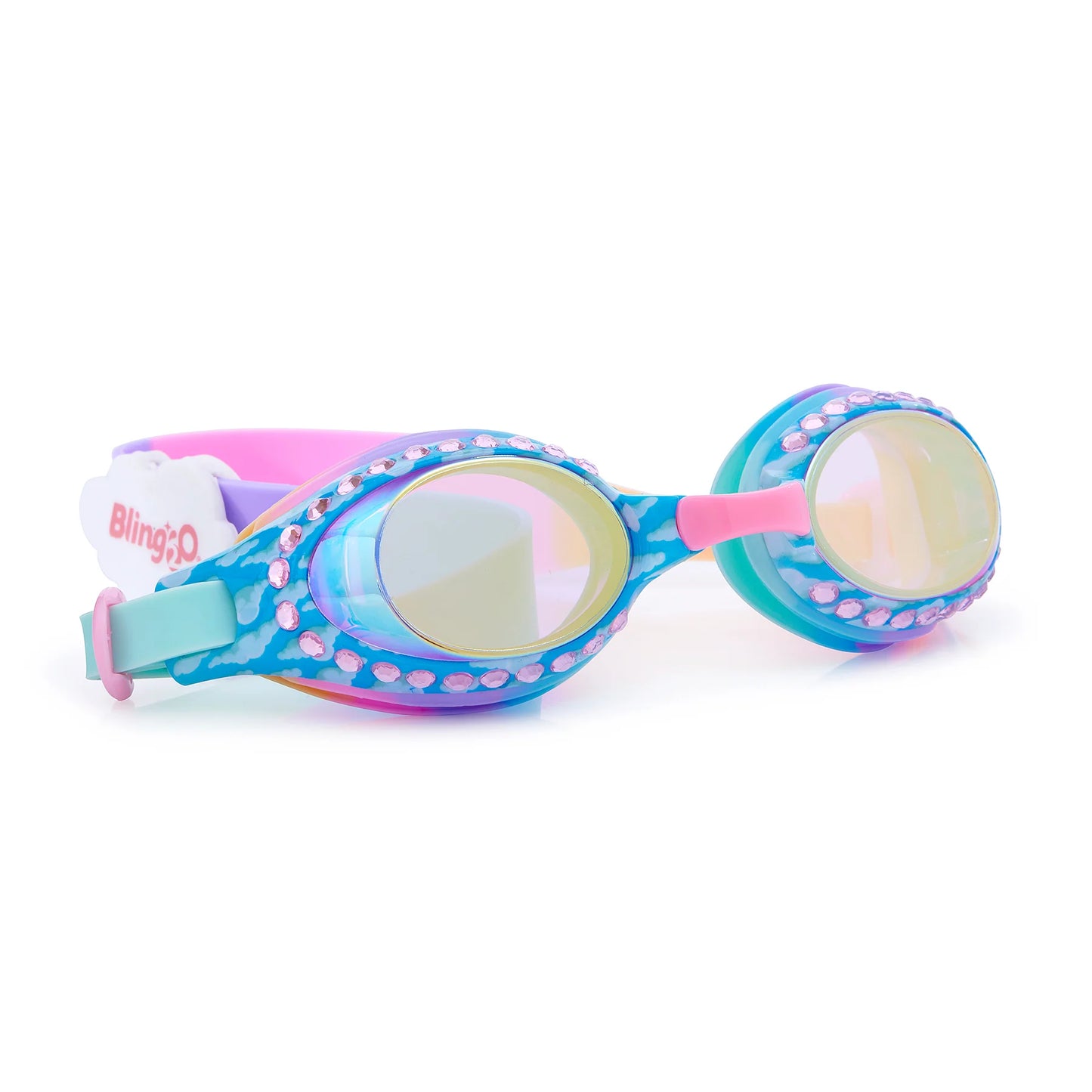 Bling2O Cloud Blue Sunny Day Swim Goggles