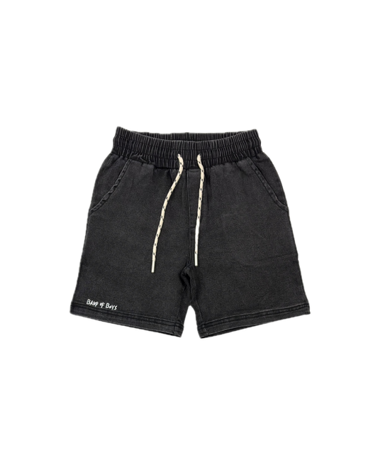 Band of Boys Black Wash Denim Shorts