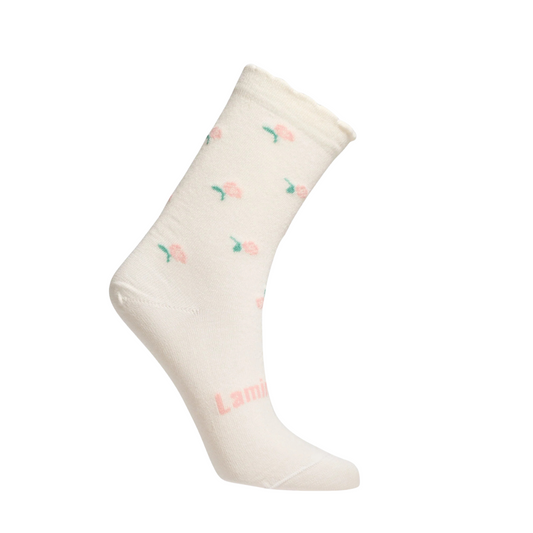 Lamington Child Merino Crew Socks Rosa