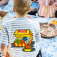 Band of Boys Grey Stripe Smile Nuggets Tee