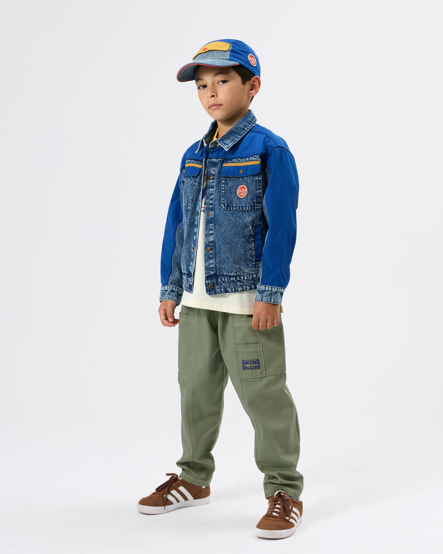 Goldie + Ace Carpenter Utility Kit Pocket Pant Sage