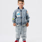 Goldie + Ace The Smurfs Badge Bomber Jacket