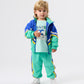 Goldie + Ace Retro Lightweight Spray Jacket Blue | Green