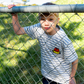 Band of Boys Grey Stripe Smile Nuggets Tee