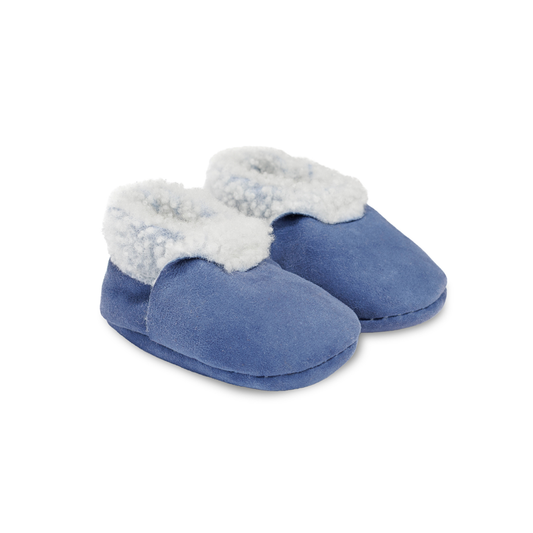 Lambskin Booties Cornflower