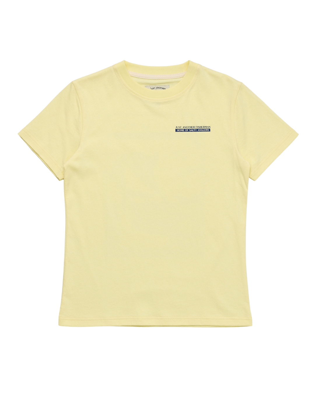 Just Another Fisherman Mini Salty Anglers Short Sleeve Tee Dawn Yellow
