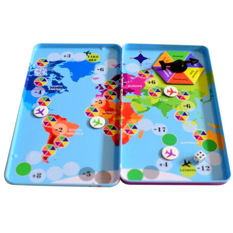Travel Game Magnetic Tin Jet Setter