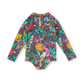 Goldie + Ace Paradise Long Sleeve Frill Swimsuit