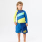 Goldie + Ace Stripe Panel Rashguard