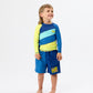 Goldie + Ace Stripe Panel Rashguard