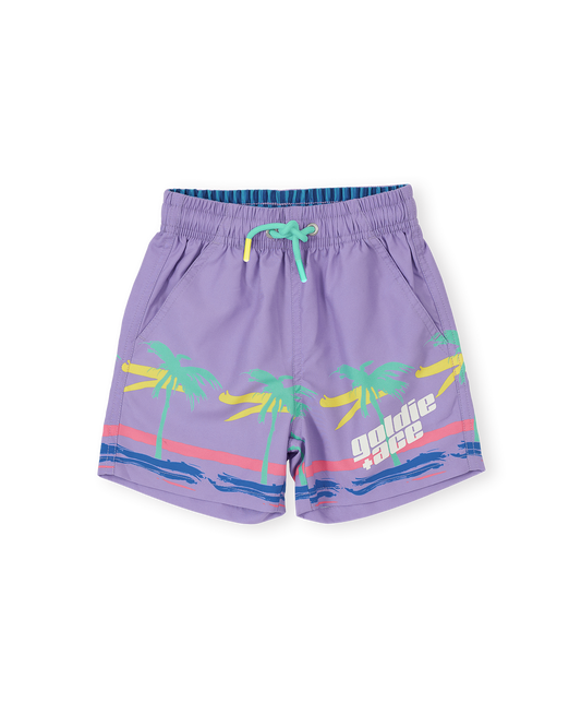 Goldie + Ace Palm Beach Board Shorts