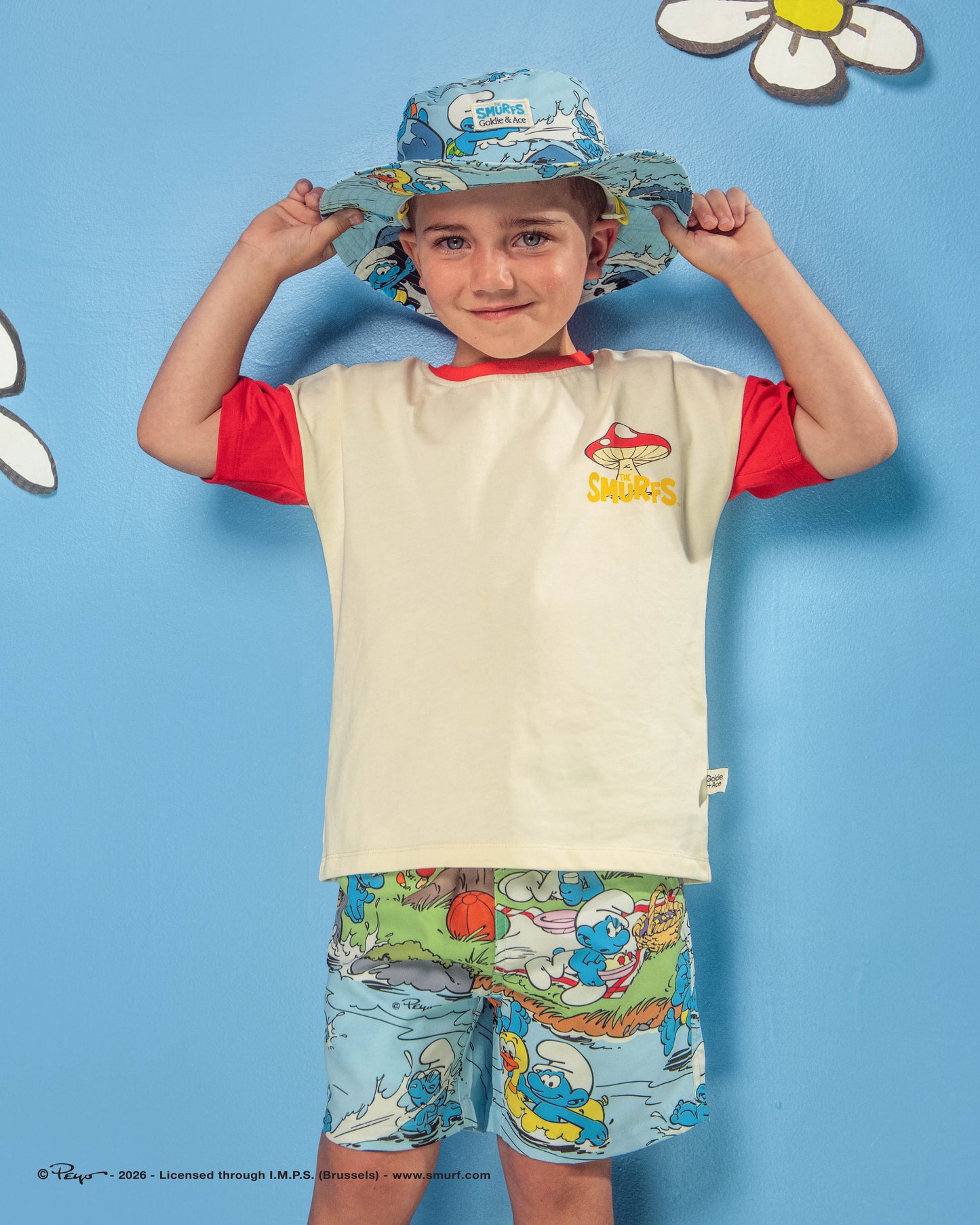 Goldie + Ace The Smurfs Splash Swim Hat
