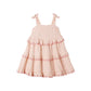 Rylee + Cru Ruffle Swing Dress Petal Gingham