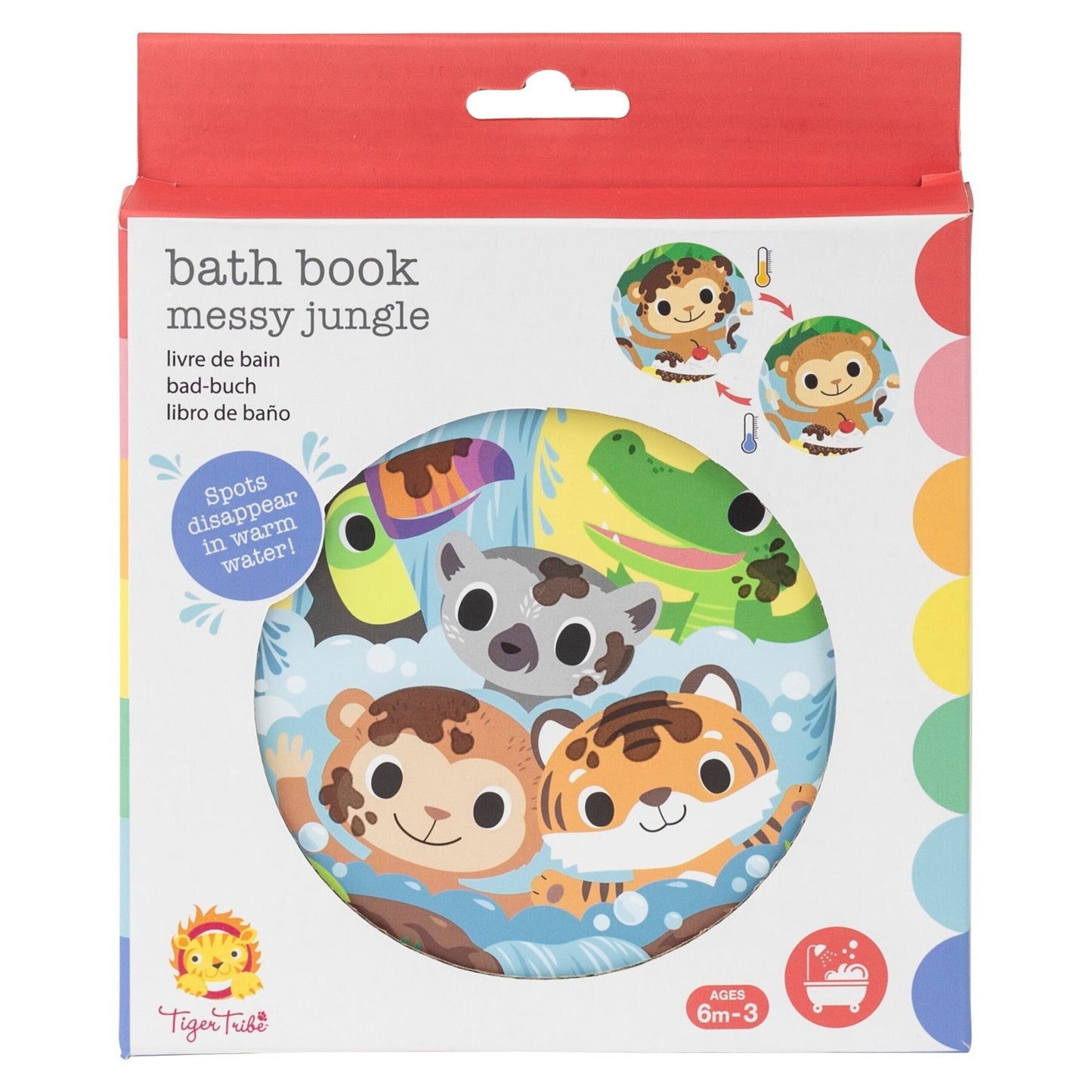 Bath Book Messy Jungle