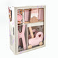 Moover Doll Playset Deluxe Pink | Pram | Highchair | Feeding Set | Cradle | Bedding
