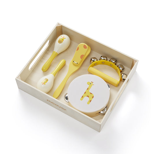 Moover Musical Instrument Set in Wooden Tray | Safari