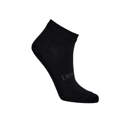Lamington Child Merino Ankle Socks Black