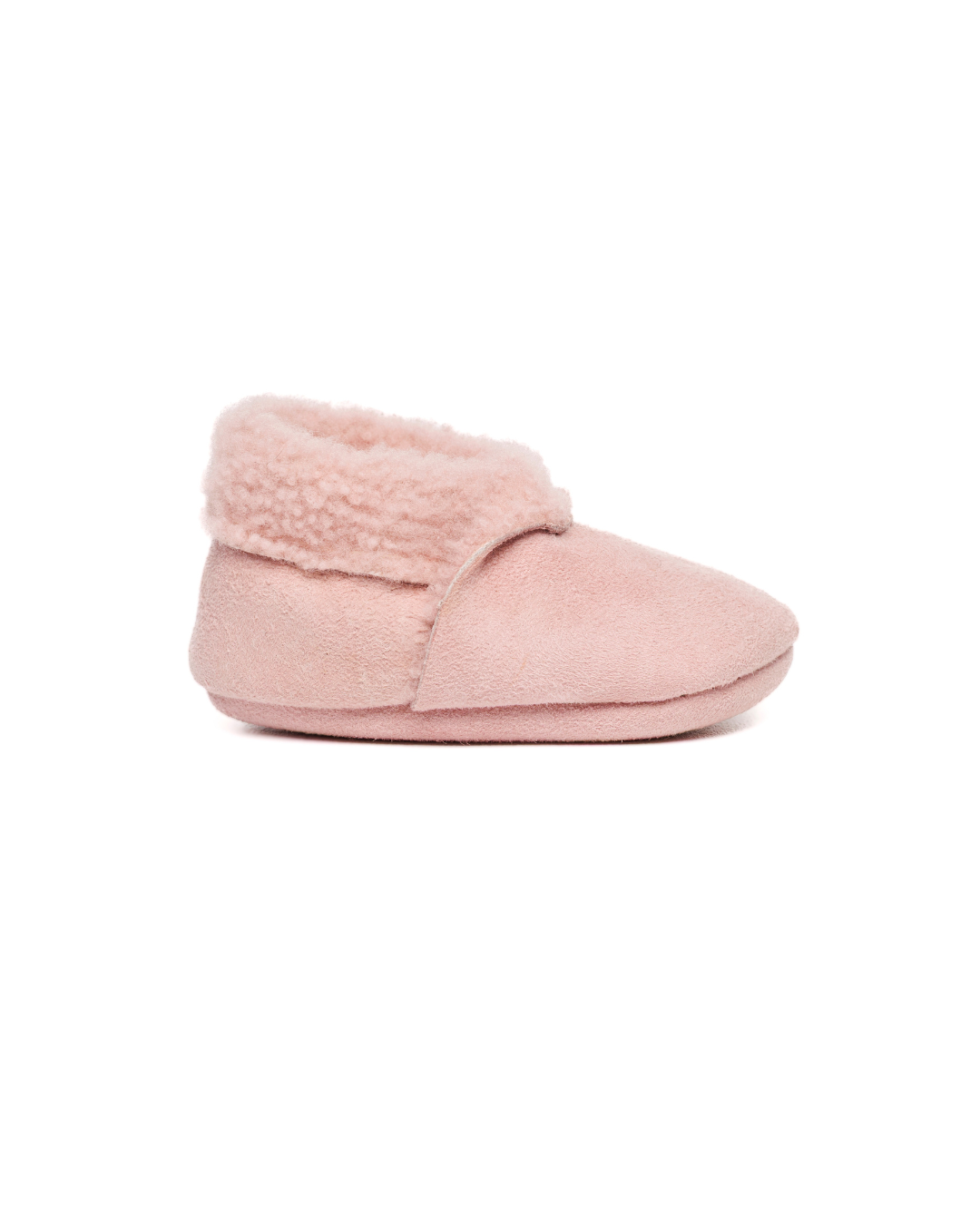 Lambskin Booties Pastel Pink