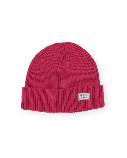 Goldie + Ace Wool Beanie Pink