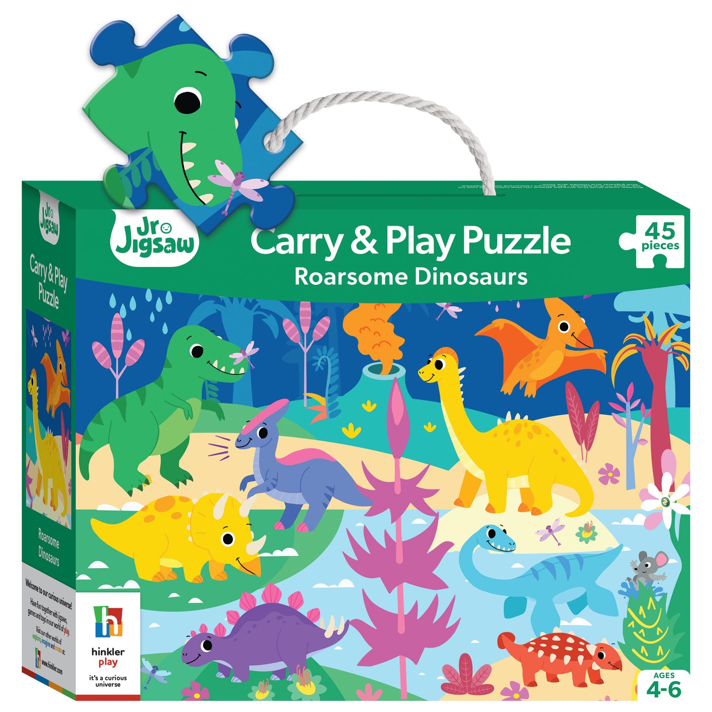 Junior Jigsaw Carry & Play Roarsome Dinosaur
