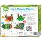 4-in-1 Shaped Hungry Caterpillar Puzzle