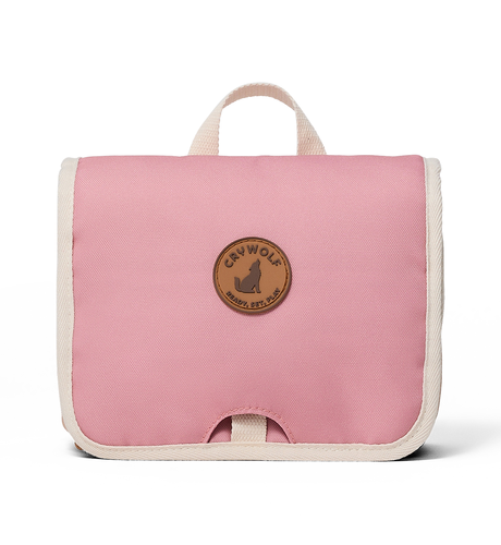 Crywolf Hanging Toiletry Bag Blush Colourblock