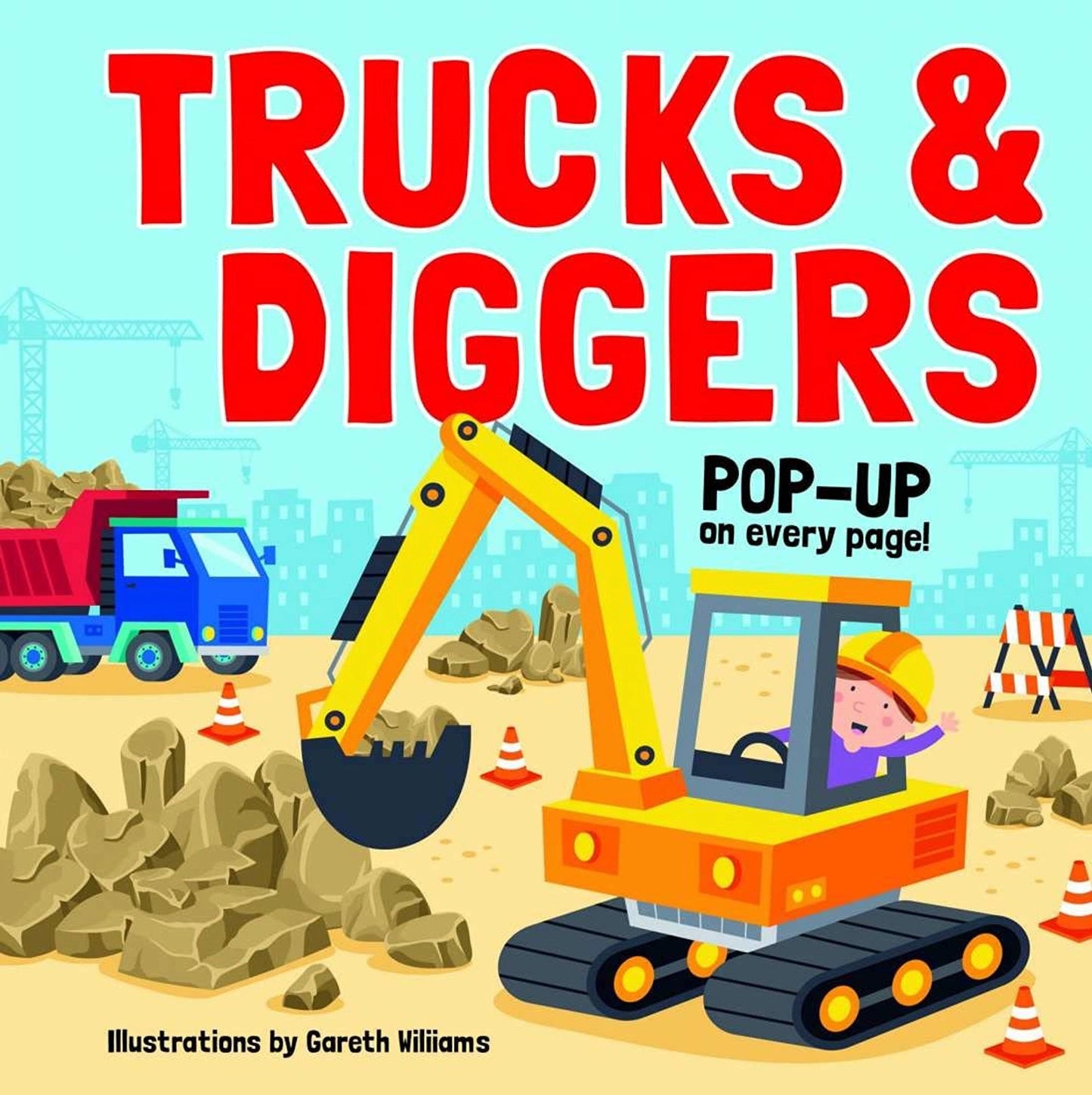 Trucks and Diggers Pop Up Book