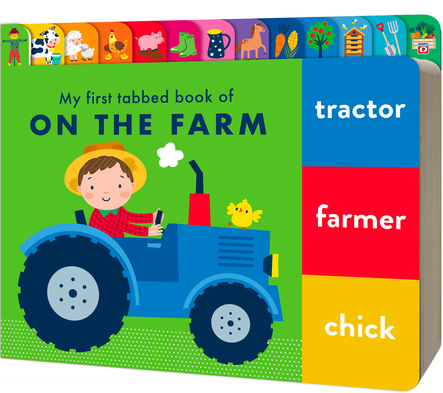 On The Farm Chunky Tabbed Board Book